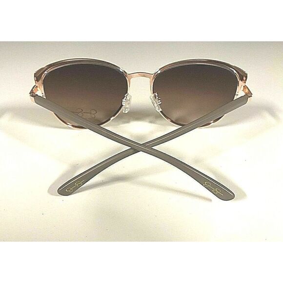 JESSICA SIMPSON J5316 Nude CAT EYE Womens Sunglasses Matte Nude Rose Gold main image 6